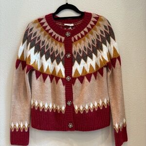 New Easel Clothing Sweater Cardigan Size Small Button Up Cozy Pullover Boho Knit